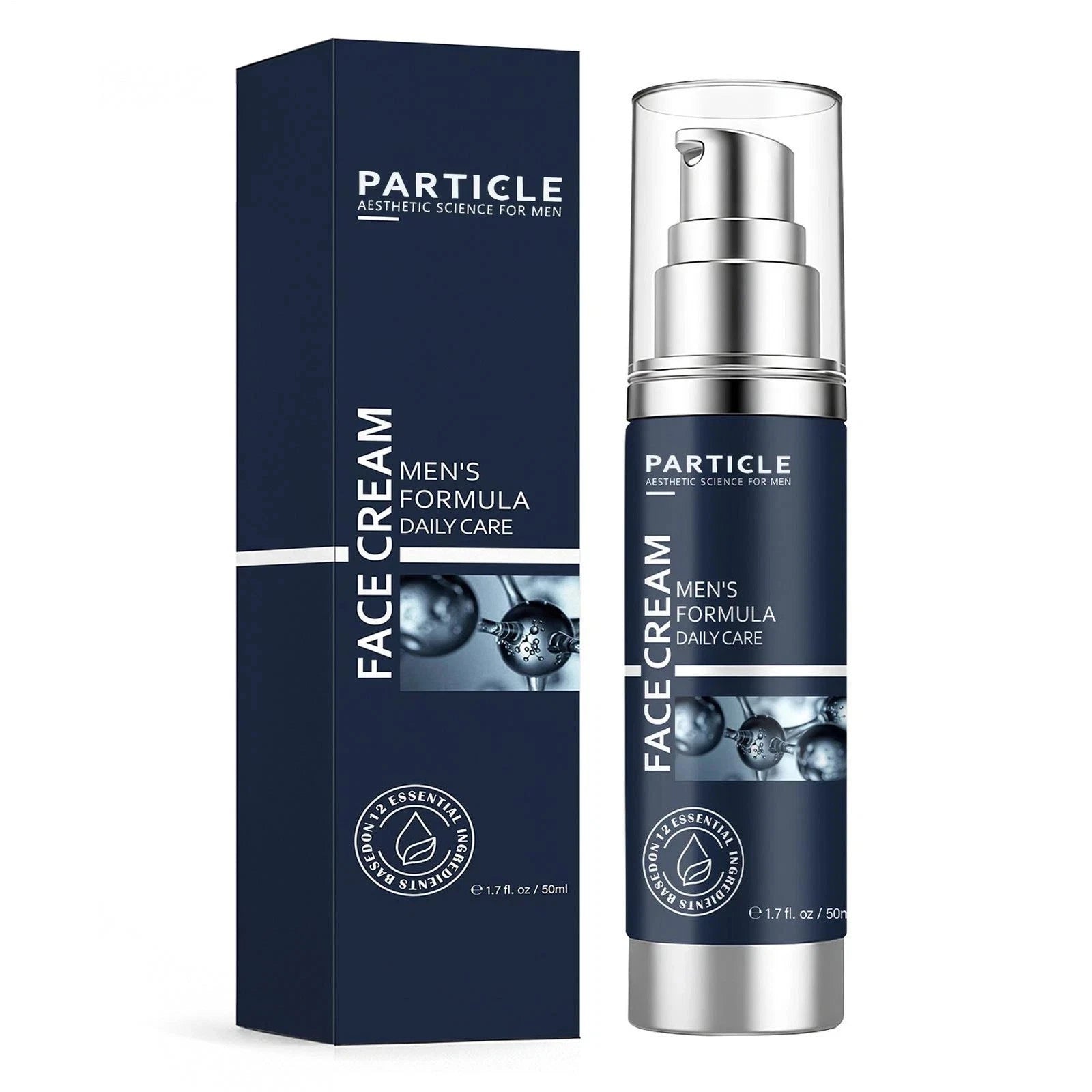 Particle Face Cream for Men, 6 in 1 Face Cream, Men's Anti Aging Cream, Men's Face Moisturizer, Eye Bag Cream for Men, Dark Spot Cream, Wrinkle Cream for Men, Facial Moisturizer for Men, Men's Skincare, Anti Aging Face Cream