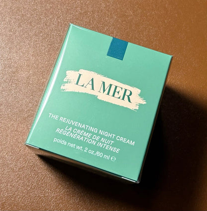 La Mer The Rejuvenating Night Cream, La Mer night cream, La Mer moisturizer, La Mer face cream, luxury night cream, La Mer skincare, 60ml night cream, 2oz face cream, premium skincare, overnight moisturizer