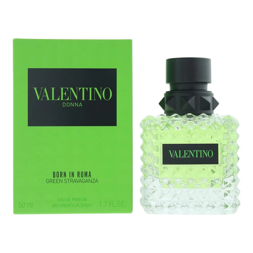 Valentino Donna Born In Roma Green Stravaganza, Valentino Green Stravaganza, Valentino Donna Perfume, Valentino Women Perfume, Valentino Eau de Parfum, Valentino EDP 50ml, Green Stravaganza Perfume, Born In Roma Perfume, Valentino Fragrance for Women, Designer Women's Perfume, Luxury Women's Fragrance, Women's EDP 50ml, Valentino Perfume Gift, 1.7 oz Women's Perfume, Original Valentino Perfume