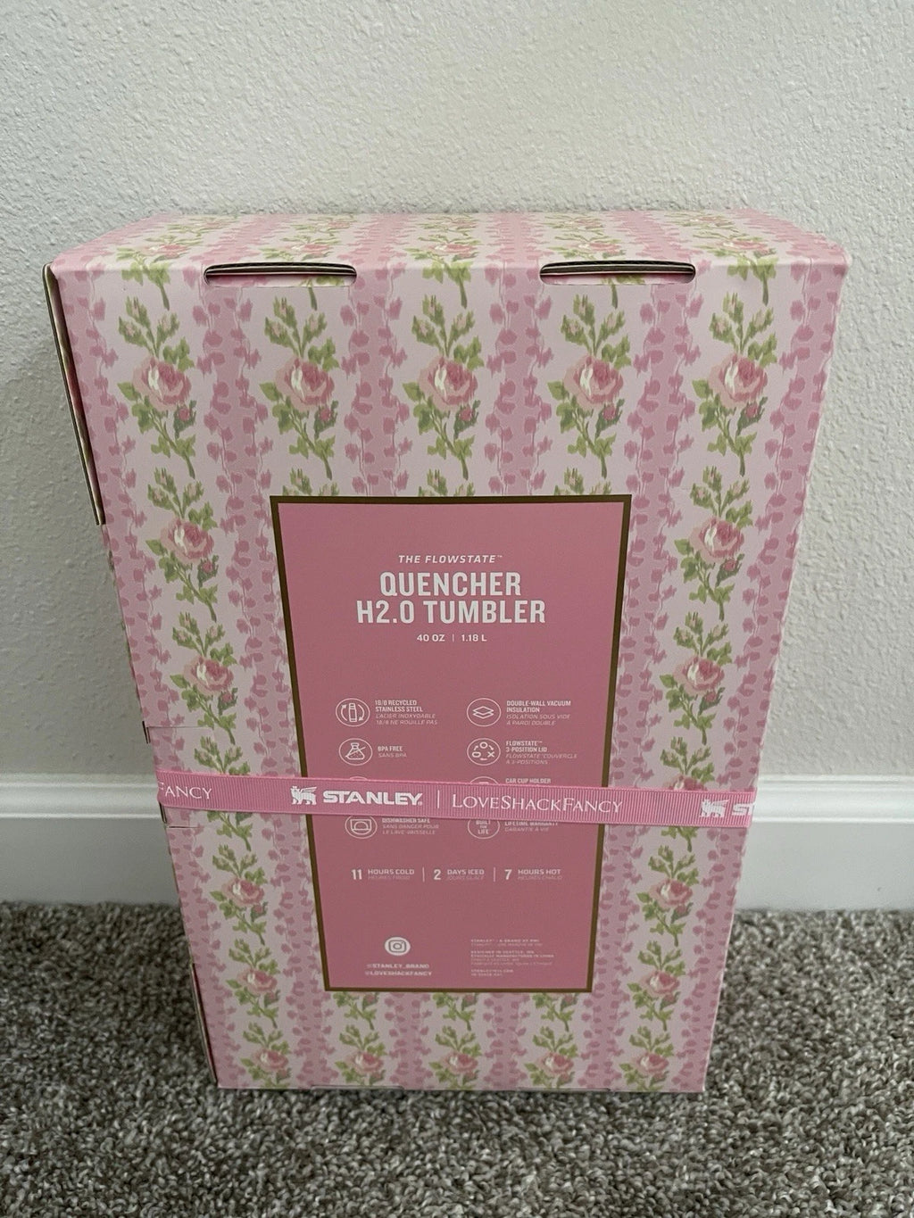 Stanley x LoveShackFancy Quencher H2.0 40oz Tumbler – Blooming Heirloom