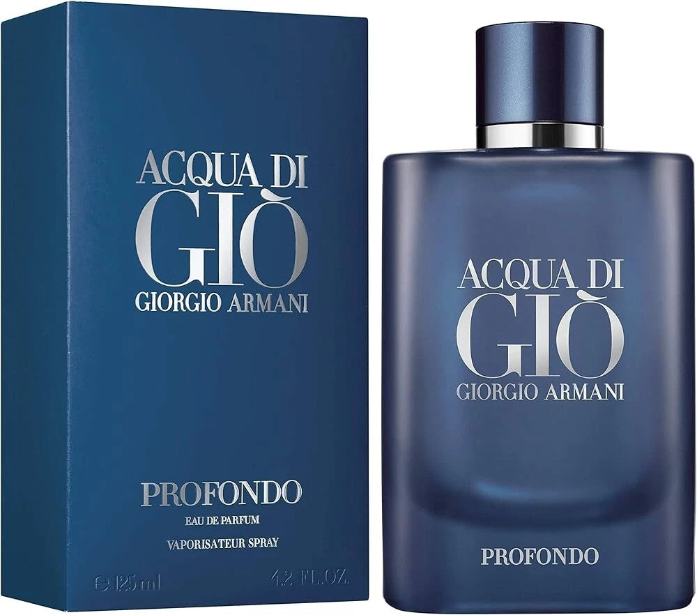 Giorgio Armani Acqua di Gio Profondo, Acqua di Gio Profondo EDP, Acqua di Gio Profondo 125ml, Acqua di Gio Profondo 4.2 oz, Giorgio Armani men's perfume, Armani men's fragrance, Acqua di Gio Profondo old formula, old formula perfume, men's Eau de Parfum, aquatic men's fragrance, fresh men's perfume, aromatic men's fragrance, designer perfume for men, Giorgio Armani EDP