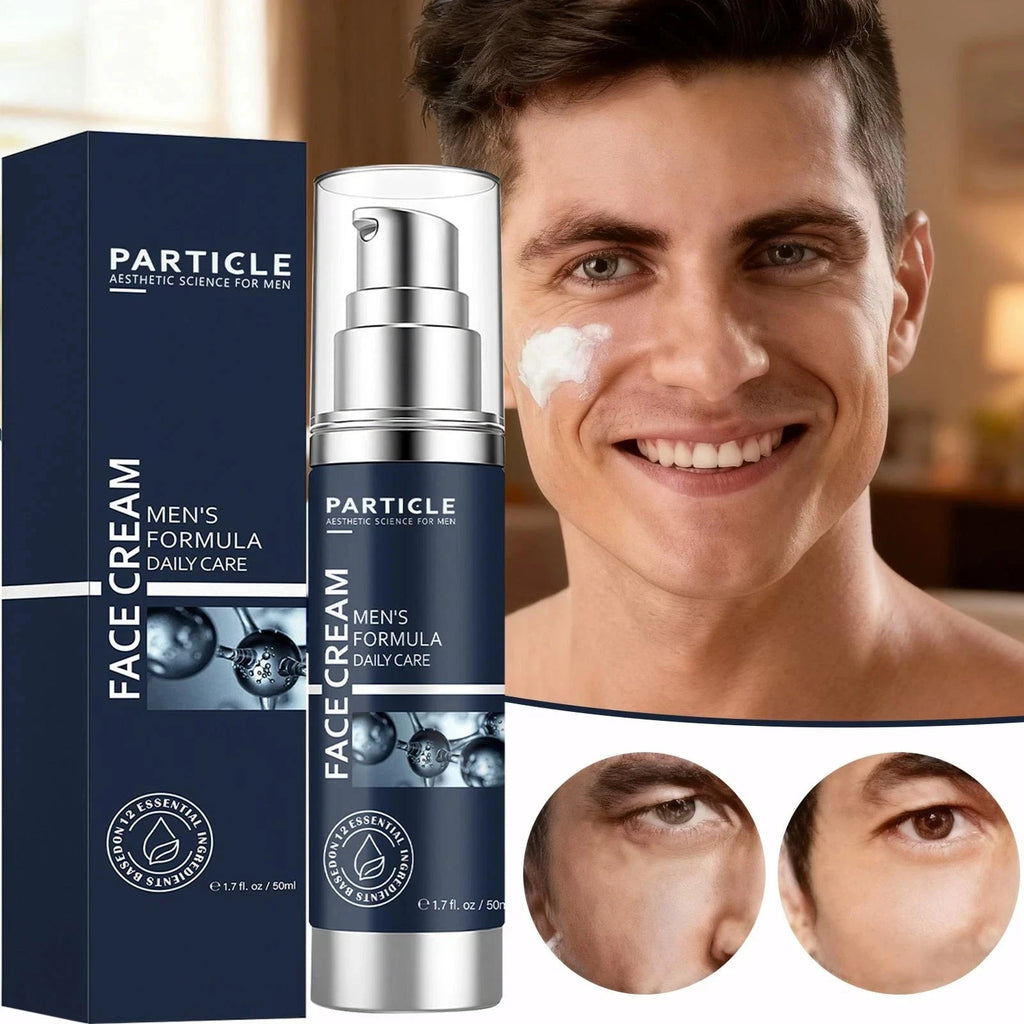 Particle Face Cream for Men, 6 in 1 Face Cream, Men's Anti Aging Cream, Men's Face Moisturizer, Eye Bag Cream for Men, Dark Spot Cream, Wrinkle Cream for Men, Facial Moisturizer for Men, Men's Skincare, Anti Aging Face Cream
