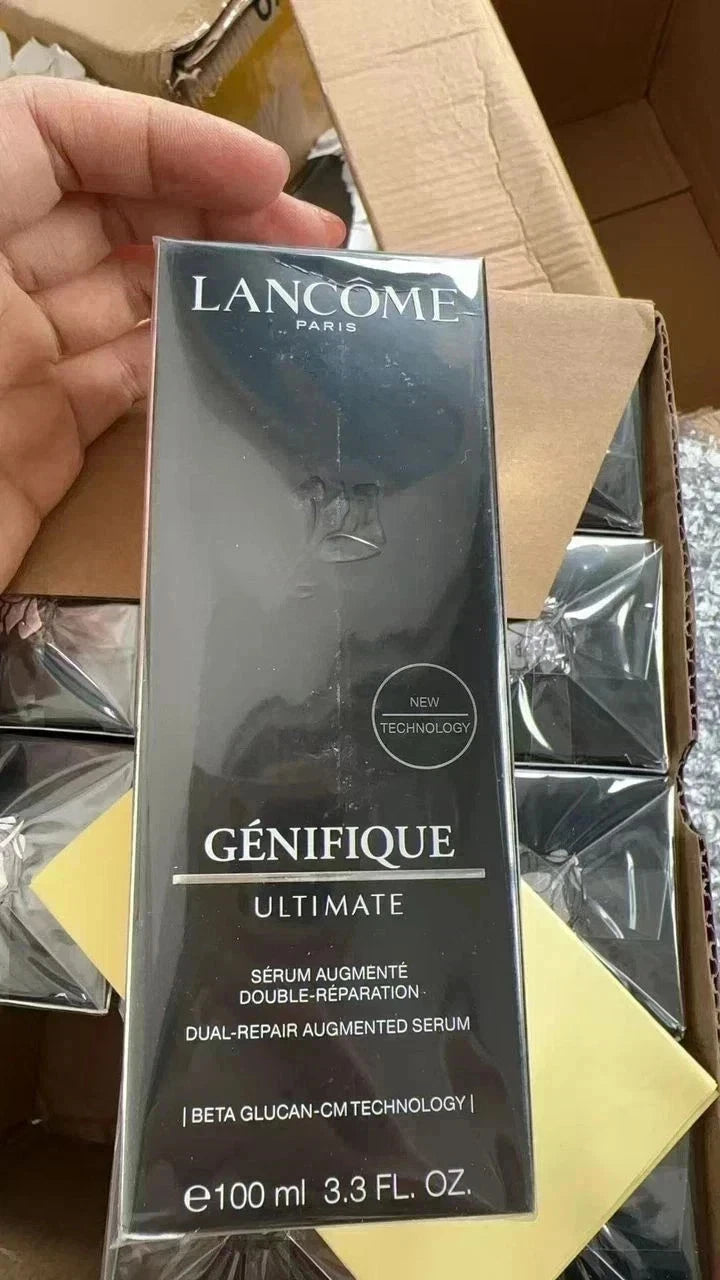 Lancôme Génifique Ultimate Serum, Lancôme Serum 100ml, Génifique Ultimate 100ml, Lancôme Anti Aging Serum, Lancôme Face Serum, Génifique Ultimate Recovery Serum, Luxury Skincare Serum, Hydrating Face Serum, Skin Barrier Serum, Anti Aging Skincare, Lancôme Génifique Serum