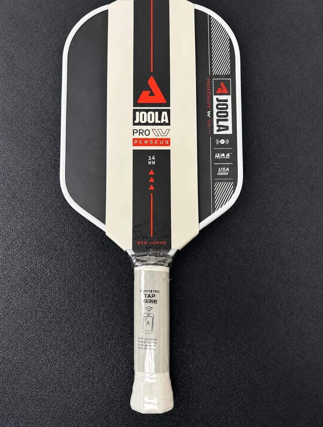 JOOLA Perseus Pro IV, JOOLA Ben Johns Paddle, Ben Johns Pickleball Paddle, Perseus Pro IV 14mm, JOOLA Pickleball Paddle, 14mm Pickleball Paddle, Pro Pickleball Paddle, Carbon Fiber Pickleball Paddle, Professional Pickleball Paddle, Tournament Pickleball Paddle, USAP Certified Paddle, UPA-A Certified Paddle, Pickleball Paddle for Advanced Players