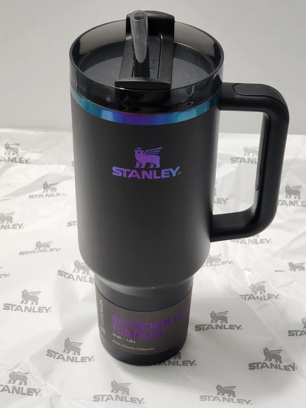 Stanley Black Chroma Tumbler, Stanley Quencher 40 OZ, Stanley H2.0 FlowState Tumbler, Stanley 40 OZ Tumbler, Black Chroma Quencher, Stanley Insulated Tumbler, Stanley Stainless Steel Tumbler, FlowState Tumbler, Stanley Travel Tumbler, Reusable Water Tumbler, 40 OZ Water Tumbler, Vacuum Insulated Tumbler, Stainless Steel Travel Cup, Stanley Quencher Cup, Black Stanley Tumbler, Large Insulated Tumbler, Stanley Hydration Tumbler, Cup Holder Compatible Tumbler, BPA Free Tumbler, Dishwasher Safe Tumbler