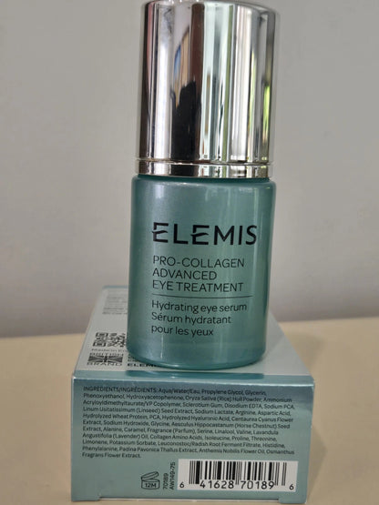 ELEMIS Pro Collagen Advanced Eye Treatment, ELEMIS Eye Serum 15ml, Pro Collagen Eye Treatment, ELEMIS Anti Aging Eye Serum, ELEMIS Eye Serum 0.5 oz, ELEMIS Pro Collagen, Hydrating Eye Serum, Anti Wrinkle Eye Serum, Eye Treatment for Fine Lines, Luxury Skincare